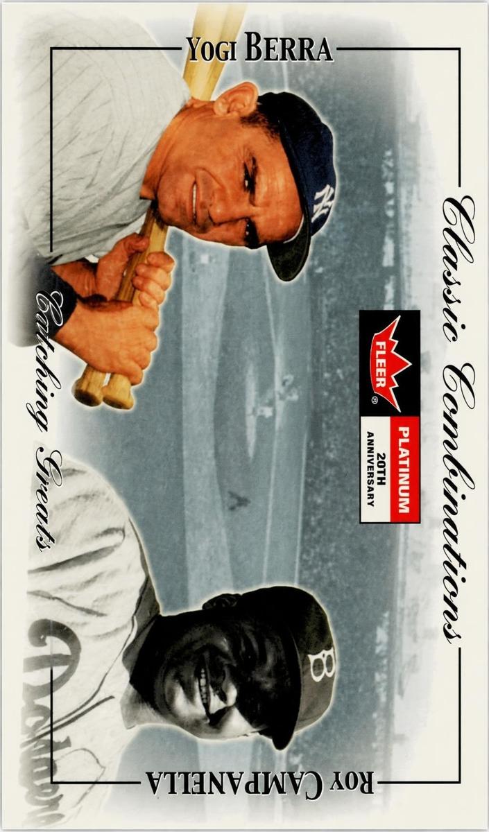 Yogi Berra / Roy Campanella 2001 Fleer Platinum Classic Combinations Baseball