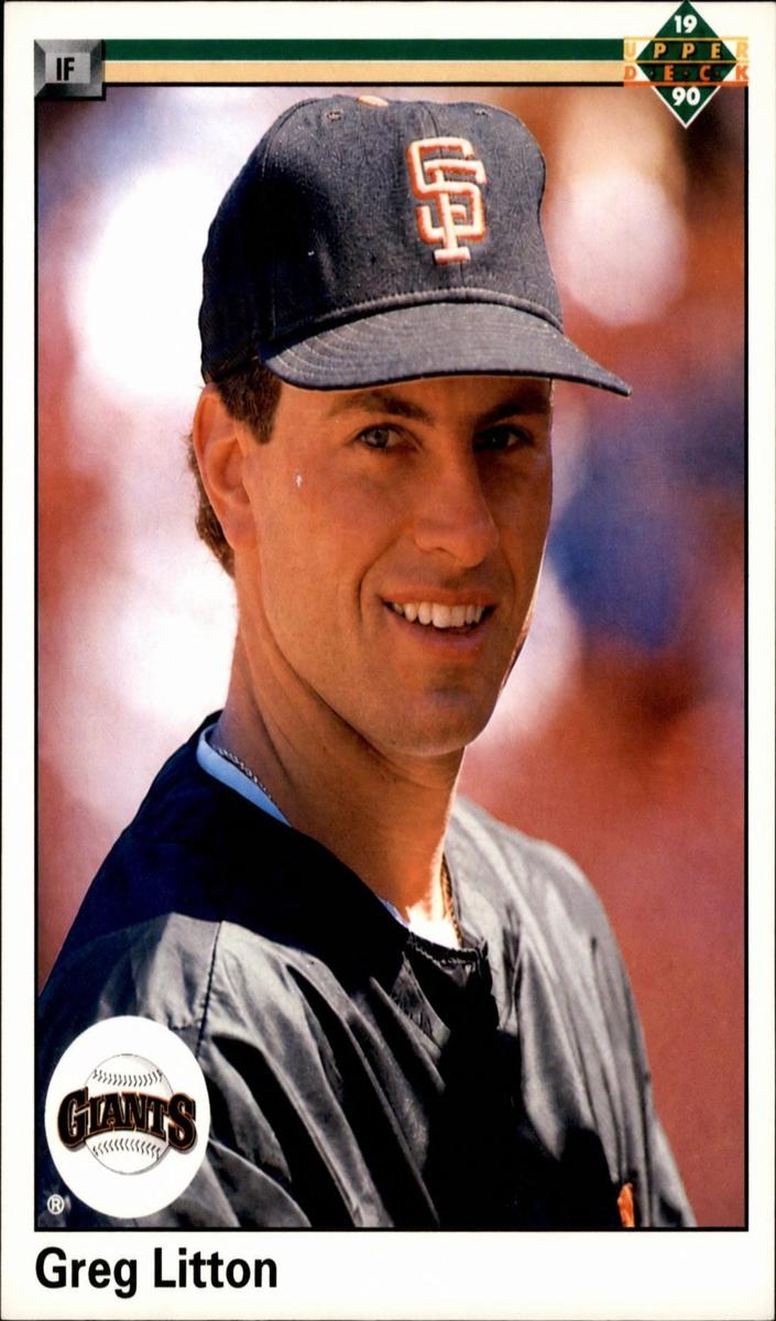 1990 Upper Deck Greg Litton #677 card