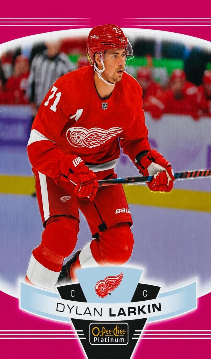2019 O-Pee-Chee Platinum Dylan Larkin [Rainbow] #69 card