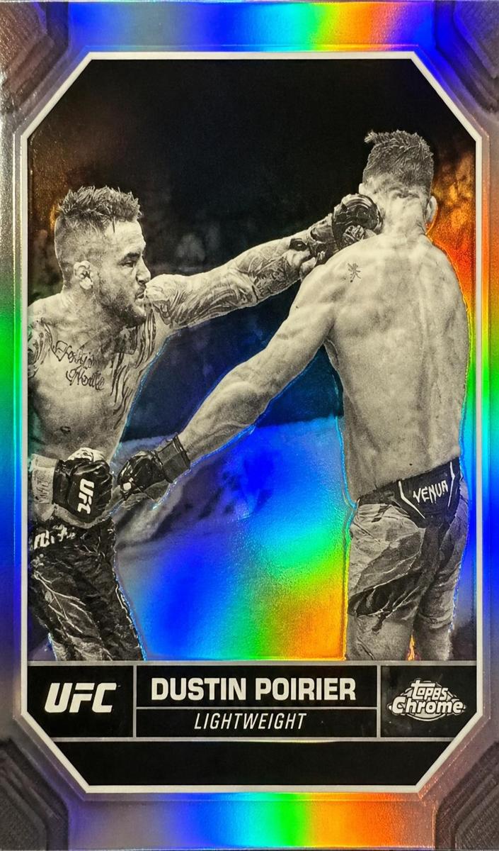2024 Dustin Poirier [Negative Refractor] #64