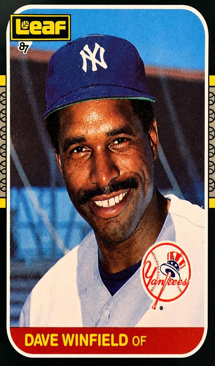 1987 Leaf Dave Winfield #70 card