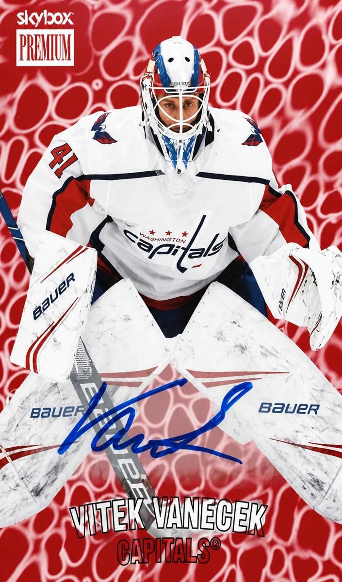 2020 Skybox Metal Universe Vitek Vanecek #PP-23 card