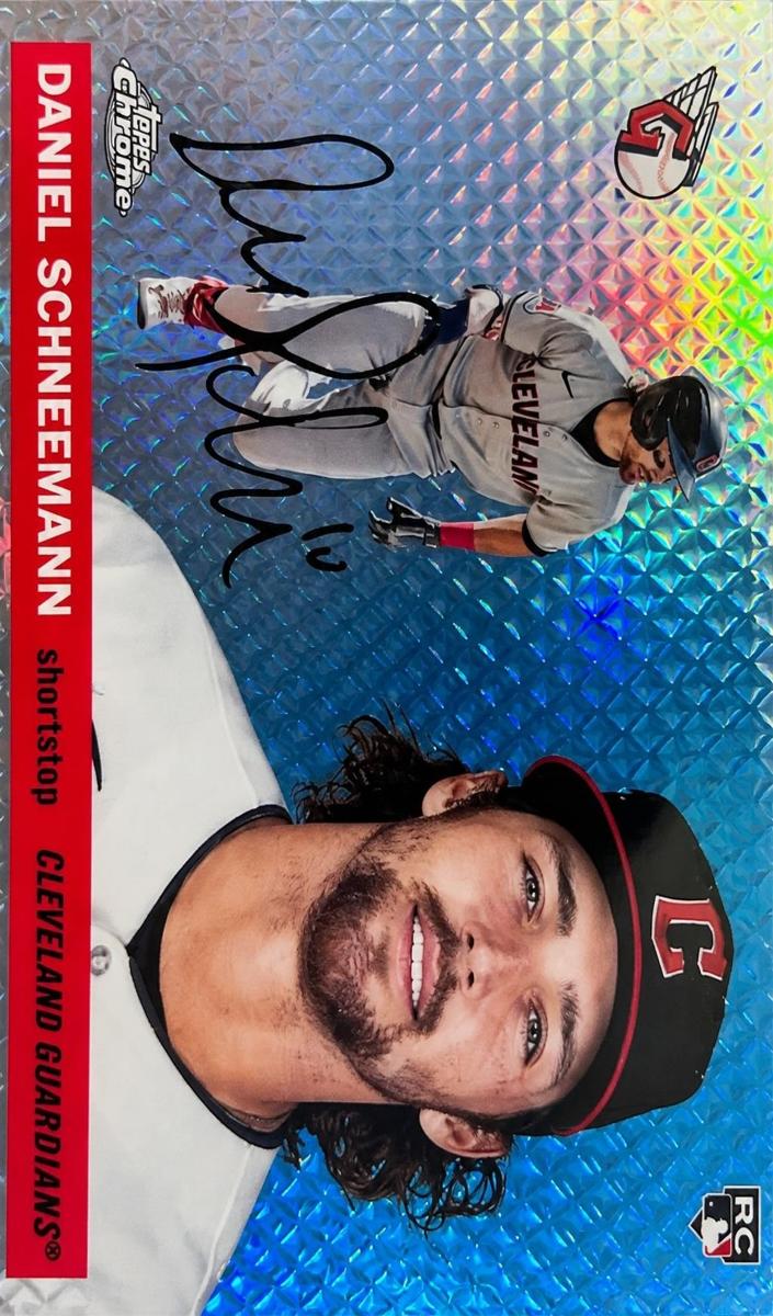 2025 Topps Chrome Platinum Daniel Schneemann [Topps Refractor] #341 card