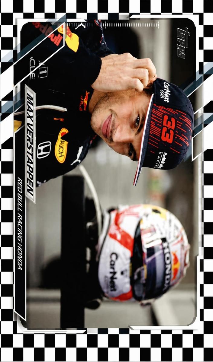 2021 Max Verstappen [Checker Flag] #43