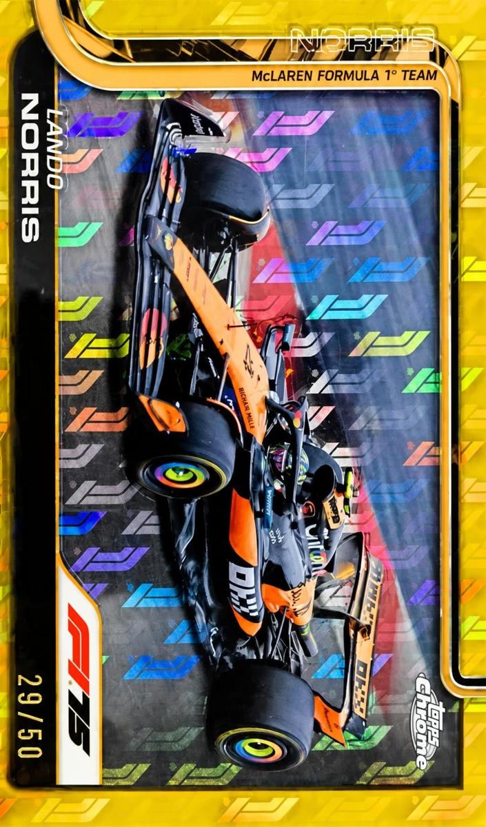 2025 Lando Norris [Gold Refractor] #77