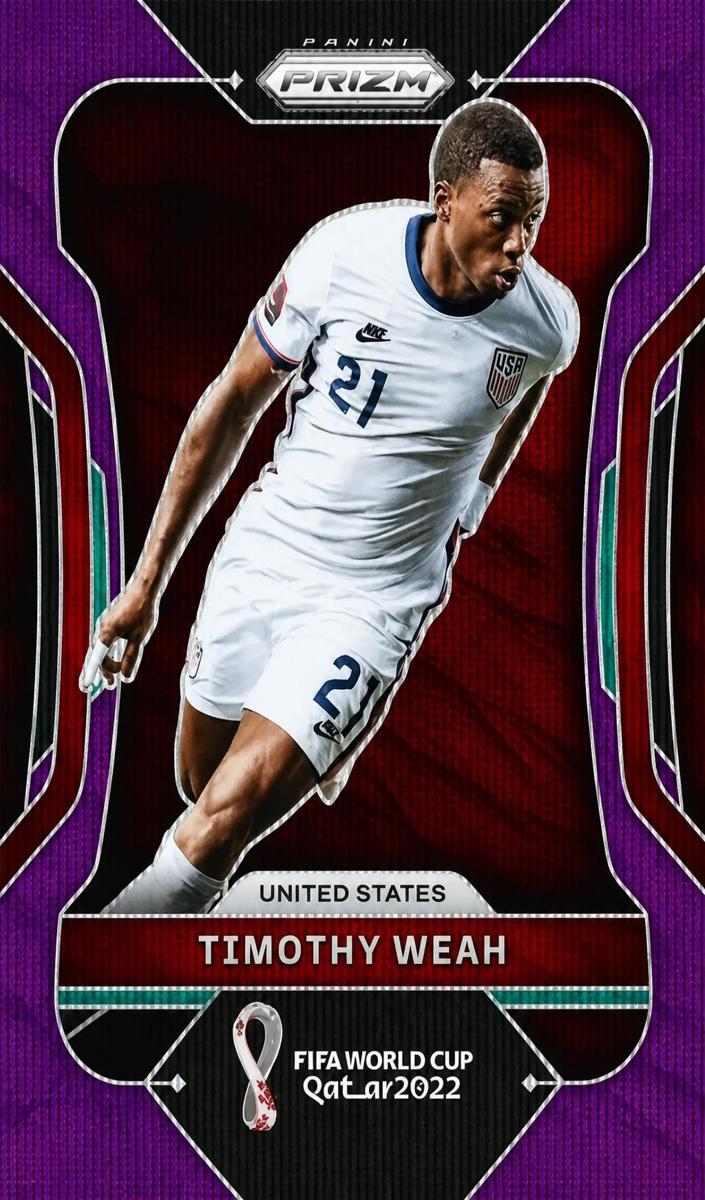 2022 Timothy Weah [Prizms Purple Wave] #207