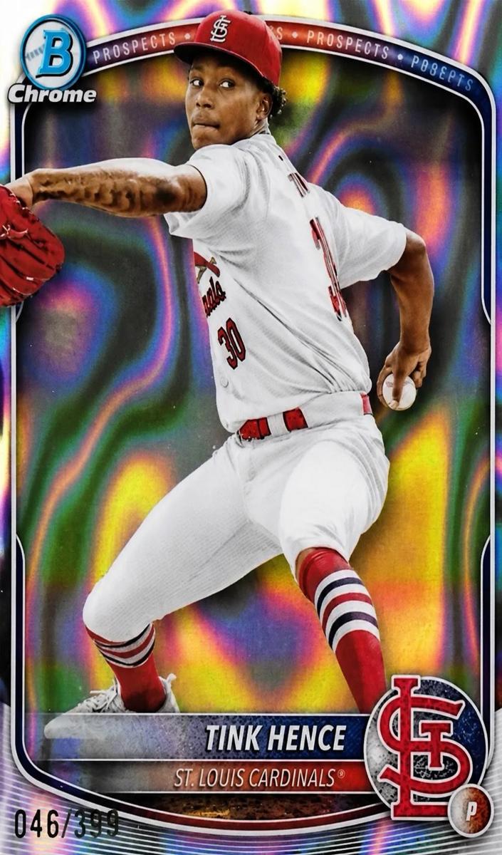Tink Hence 2025 Bowman Chrome Prospects card