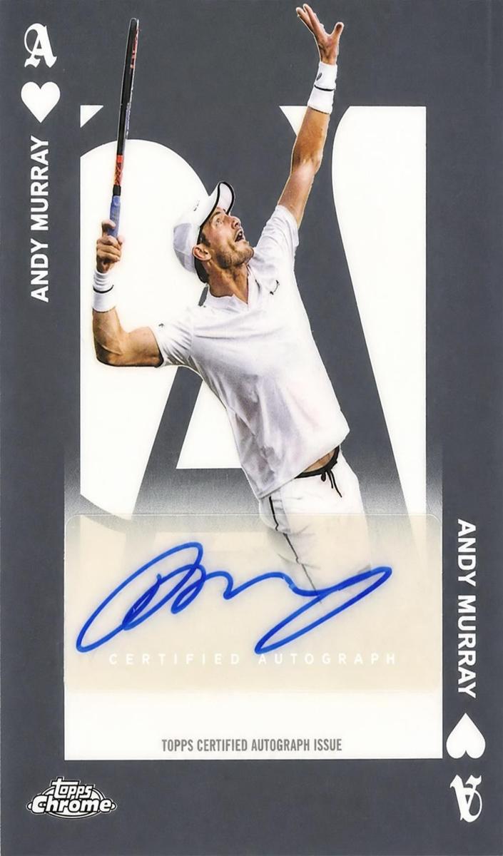 2025 Topps Chrome Aces Autograph Andy Murray #AA-AM card