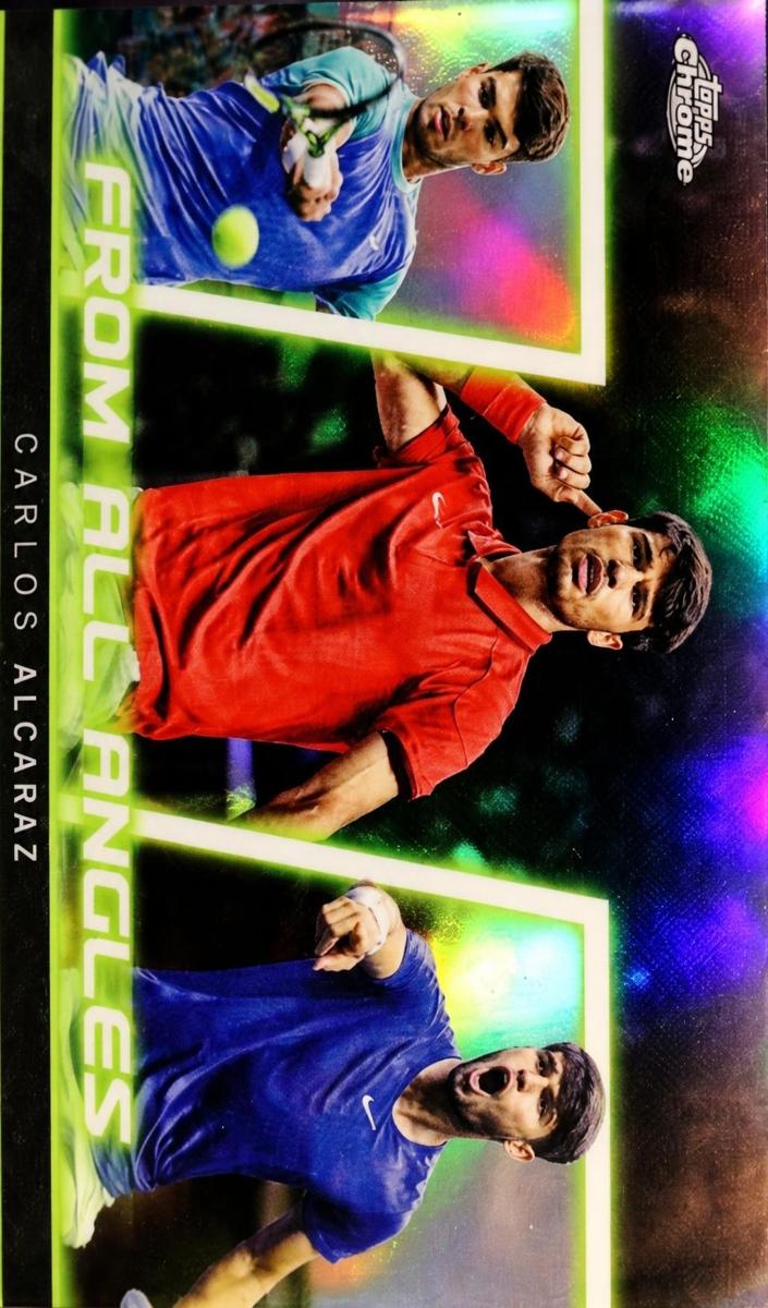 2025 Topps Chrome From All Angles Carlos Alcaraz #FAA-8 card