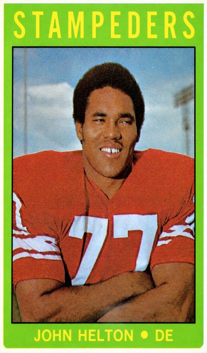 1972 John Helton #57