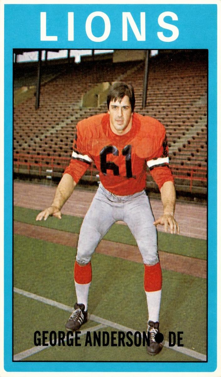 1972 George Anderson #44