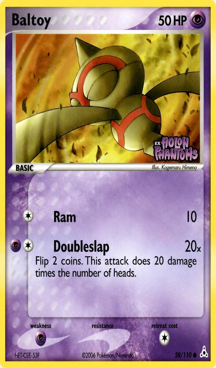 Baltoy 2006 Pokemon EX Holon Phantoms