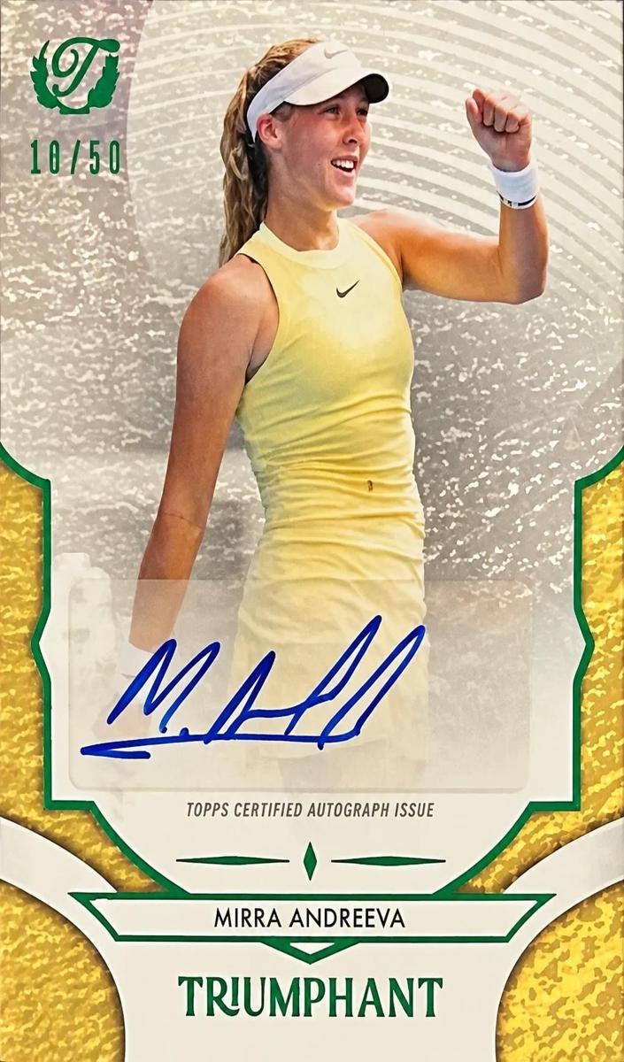 2025 Mirra Andreeva [Trophy Gold Foil] #48-A