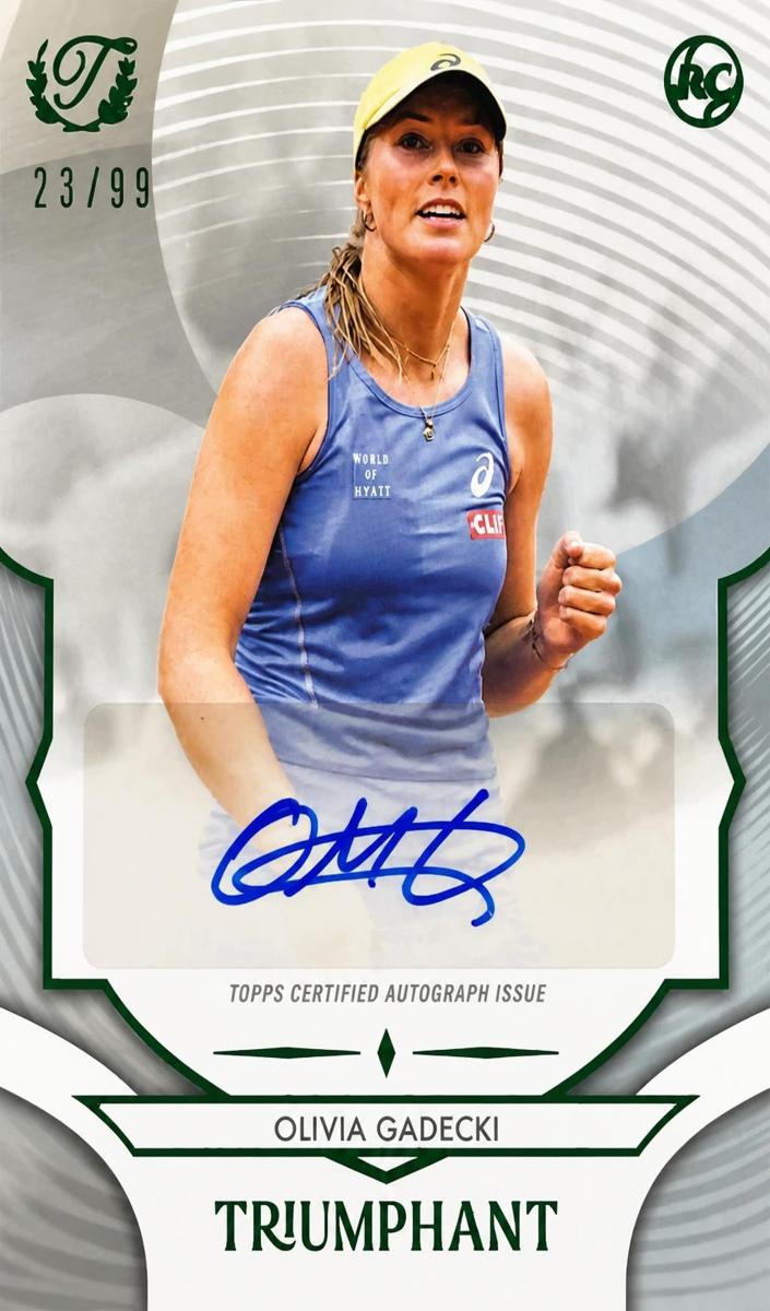 2025 Olivia Gadecki [Tennis Ball Yellow Foil] #41-A