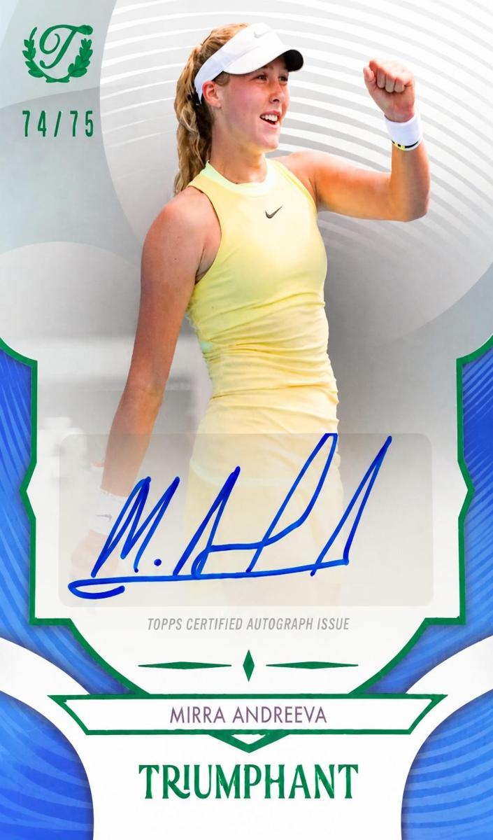 2025 Mirra Andreeva [Hard Court Blue Foil] #48-A