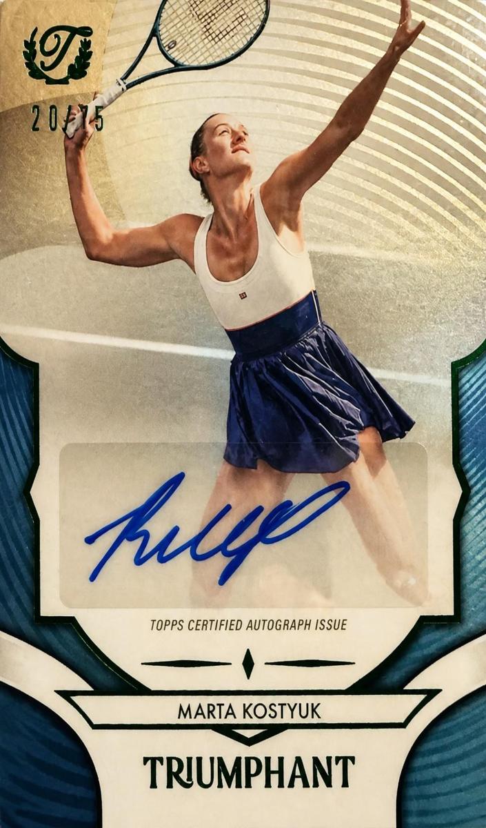2025 Marta Kostyuk [Hard Court Blue Foil] #31-A