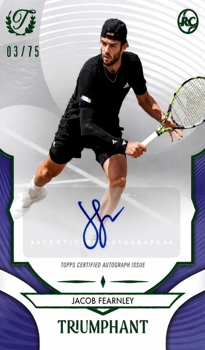 2025 Jacob Fearnley [Hard Court Blue Foil] #43-A