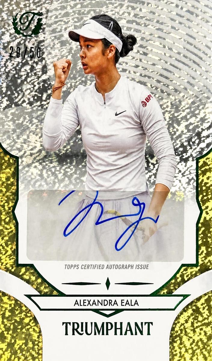 2025 Alexandra Eala [Trophy Gold Foil] #62-A