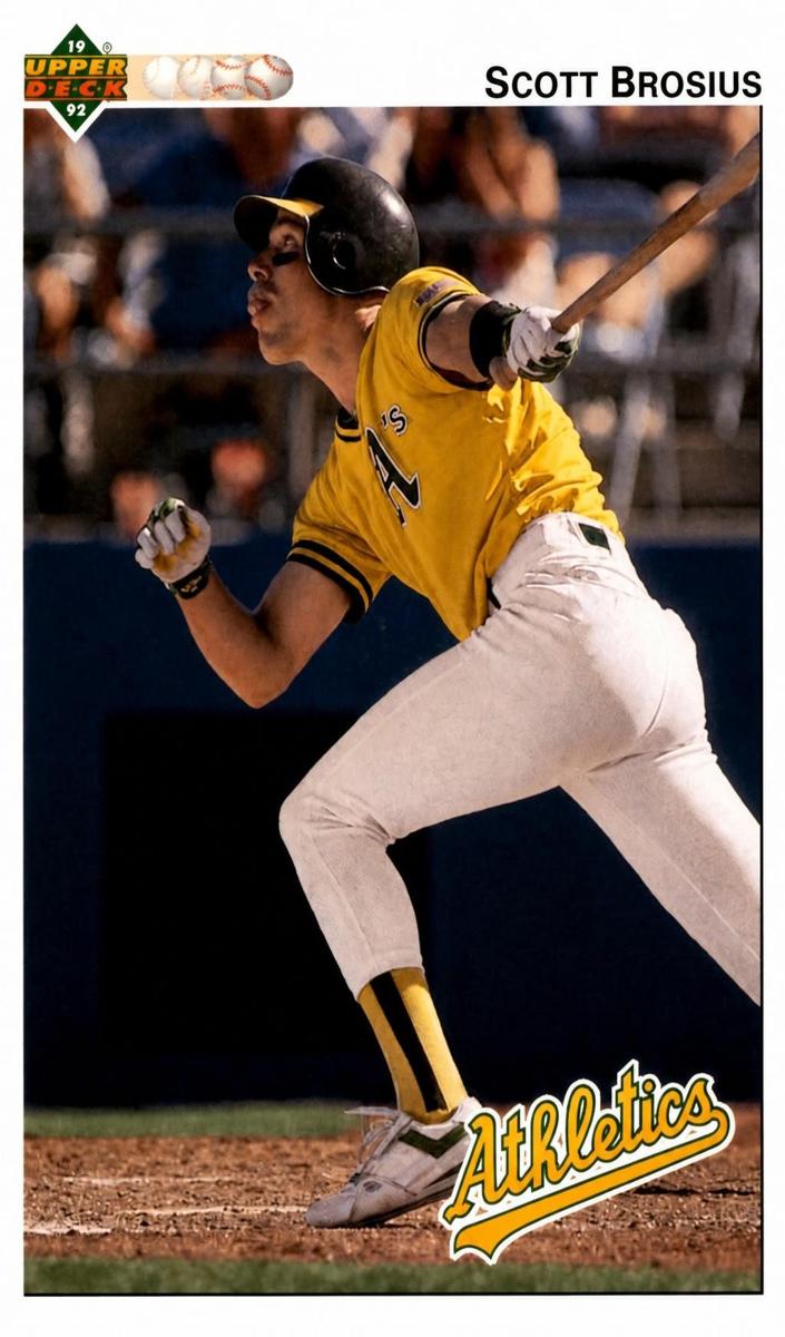 1992 Upper Deck Scott Brosius #312 card
