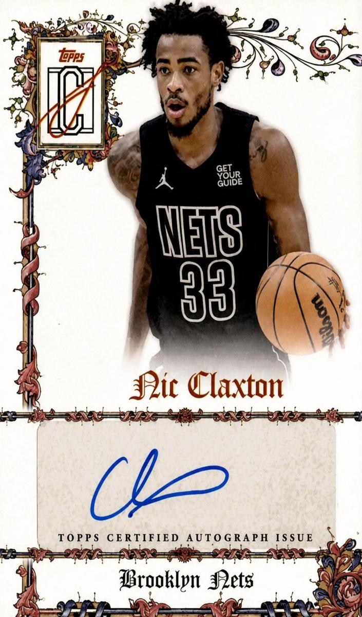 2025 Topps Signature Class Nic Claxton #MS-NC card