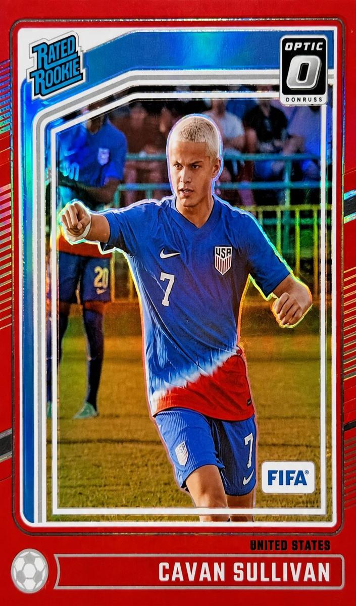 2024 Panini Donruss Cavan Sullivan [Red] #184 card