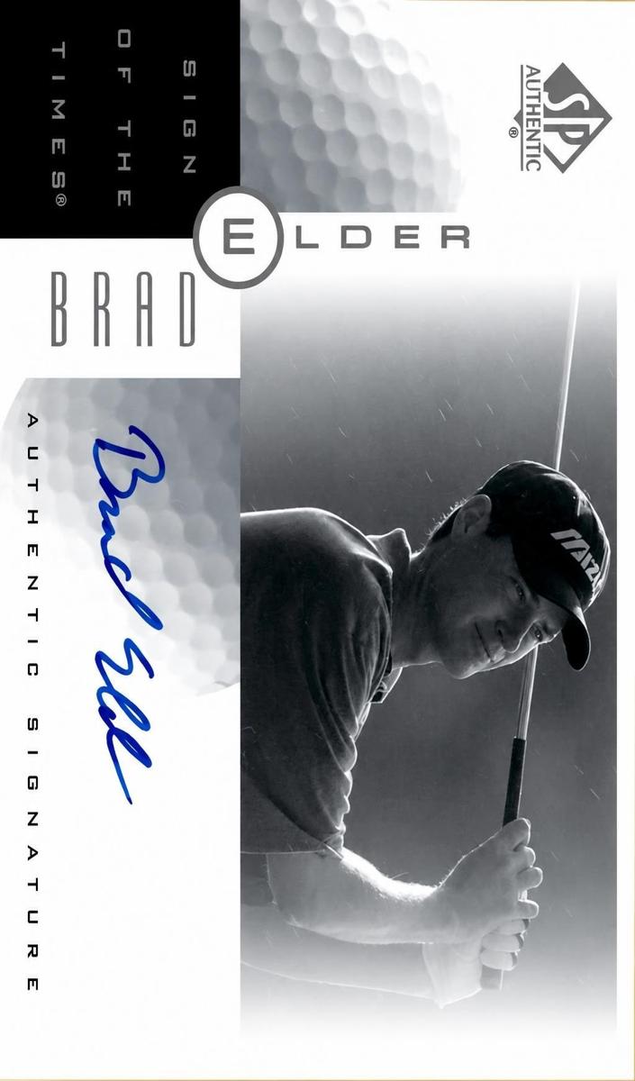 2001 Brad Elder #BE
