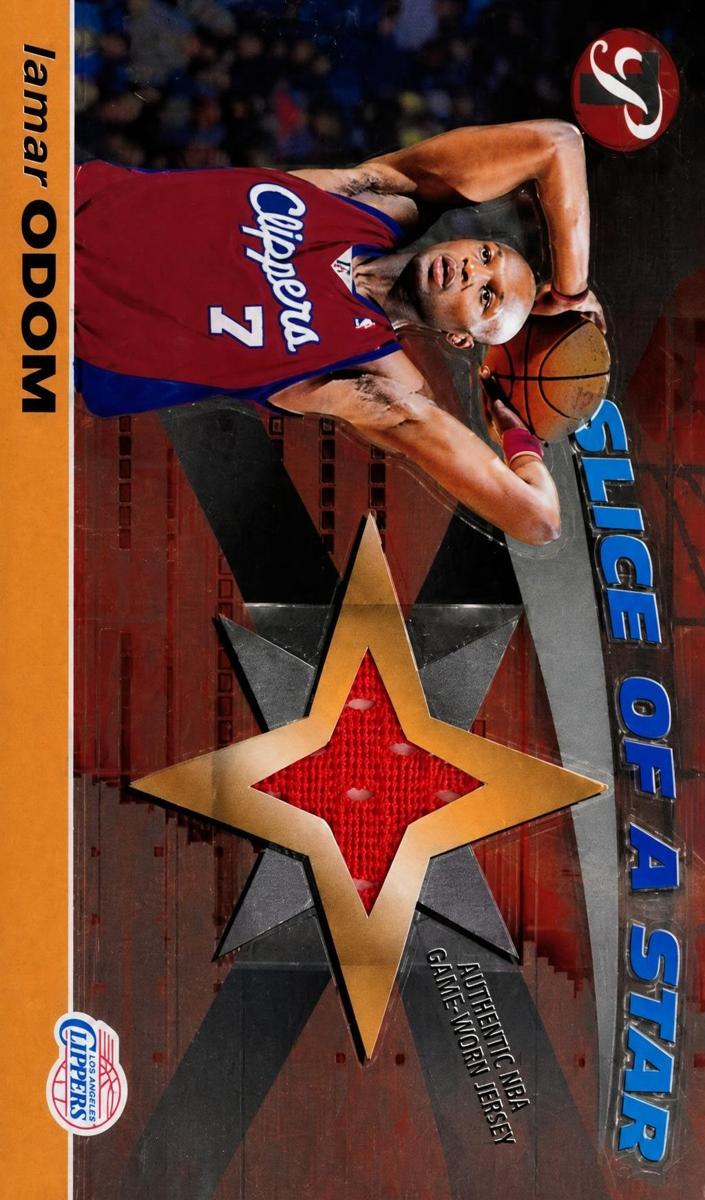 2001 Topps Pristine Lamar Odom #S-LO card