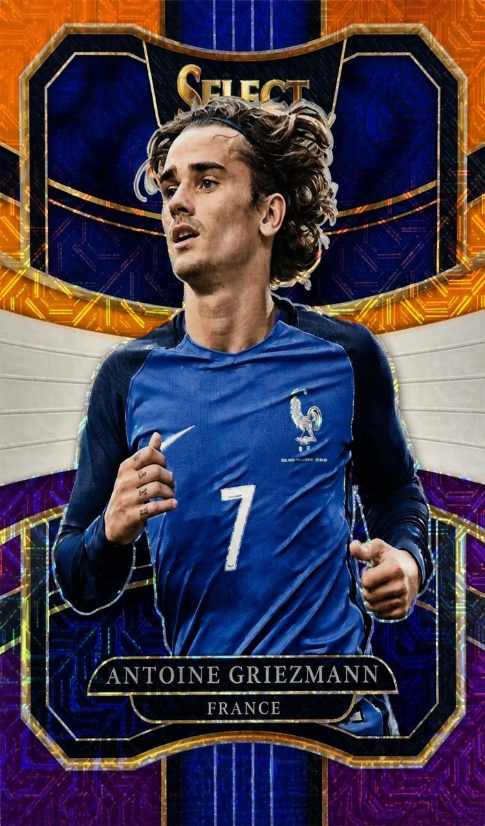 2017 Panini Select Antoine Griezmann [Orange] #81 card