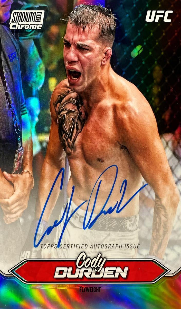 2025 Topps Stadium Club Chrome Autograph Cody Durden #CAS-CDN card