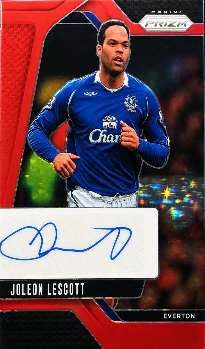 2024 Panini Prizm Premier League Joleon Lescott [Red Stars] #S-JL card