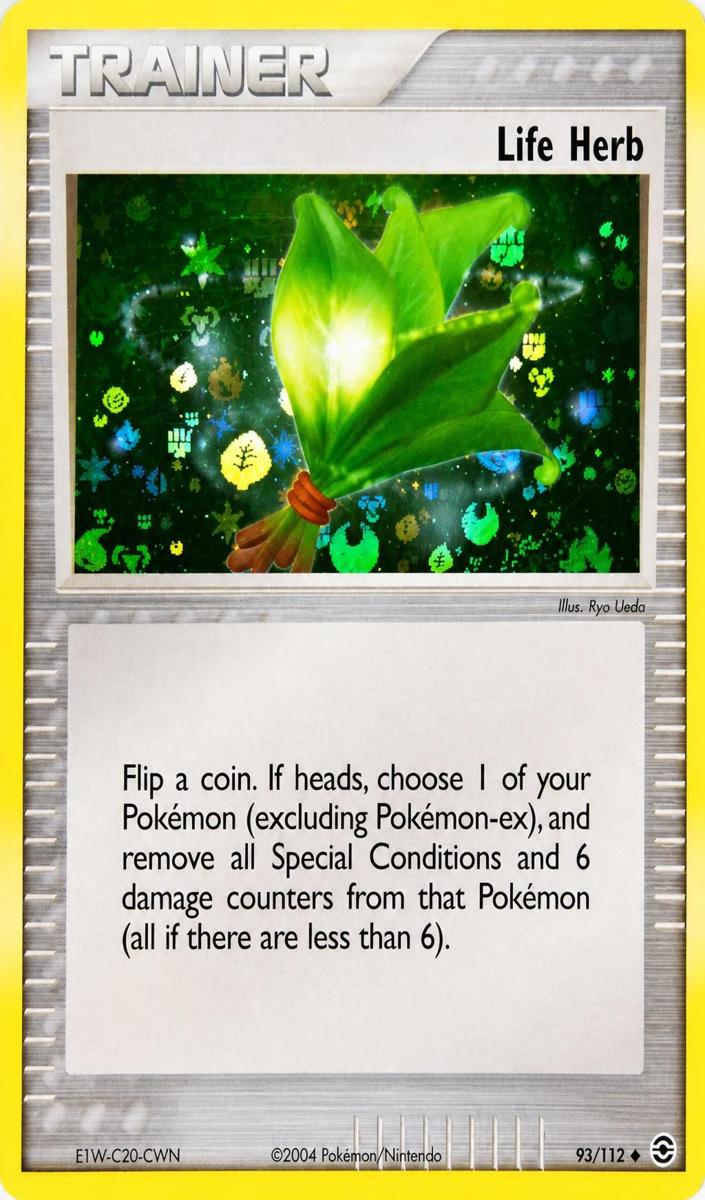 Life Herb 2004 Pokemon EX FireRed & LeafGreen