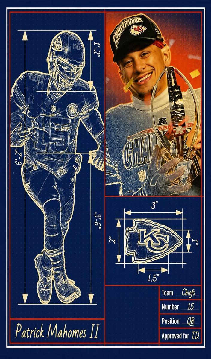 2025 Panini Mahomes Icon Collection Patrick Mahomes II #TA-4 card