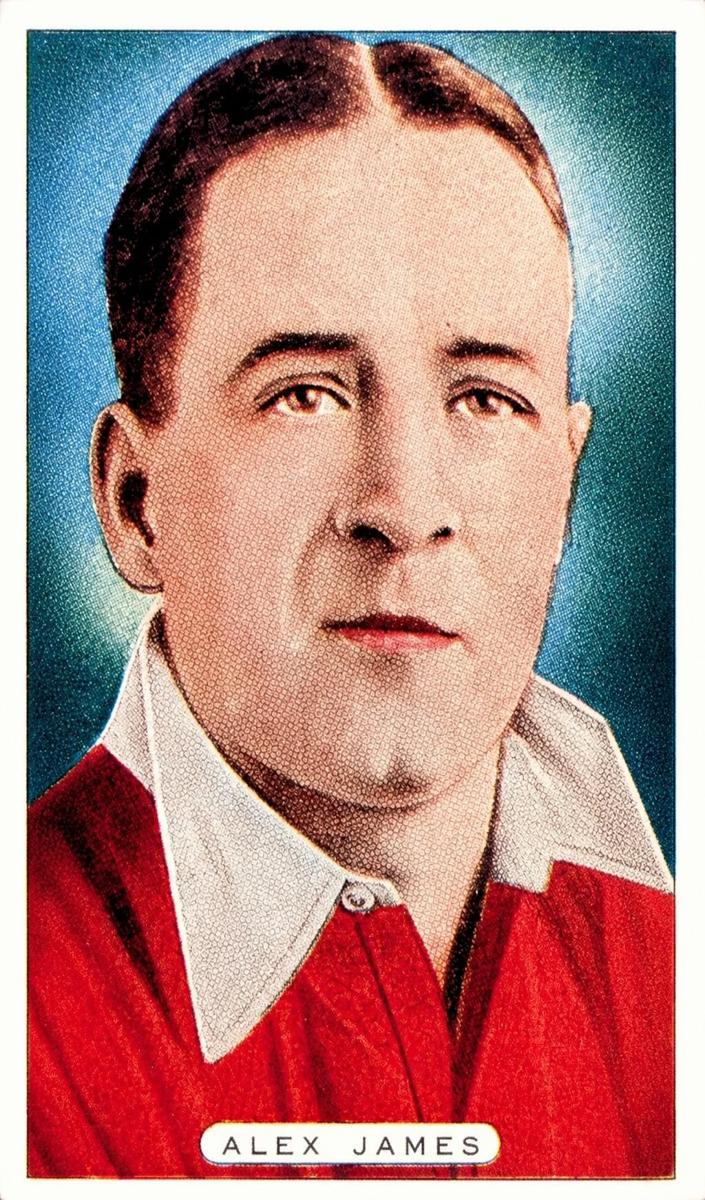 1935 Ardath State Express A Series of 50 Sports Champions Alex James #47 card