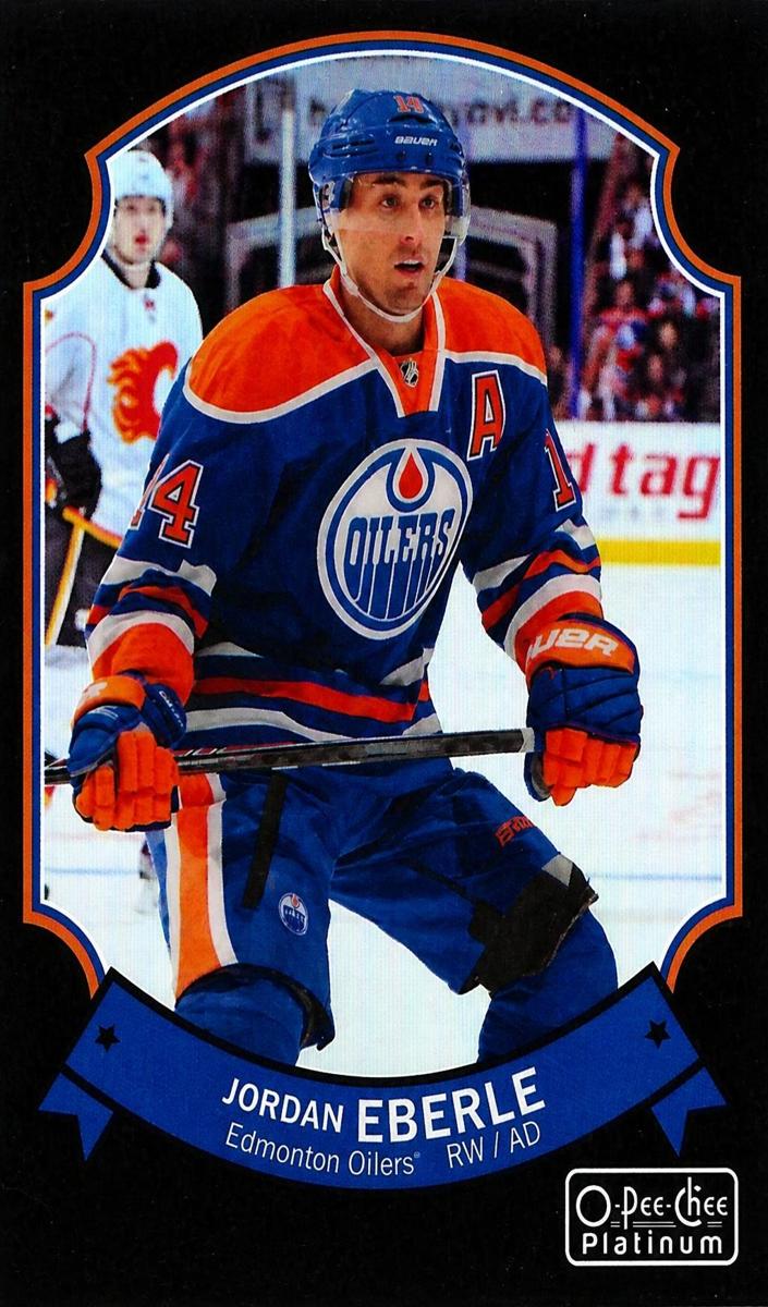 2014 O-Pee-Chee Platinum Jordan Eberle #64 card