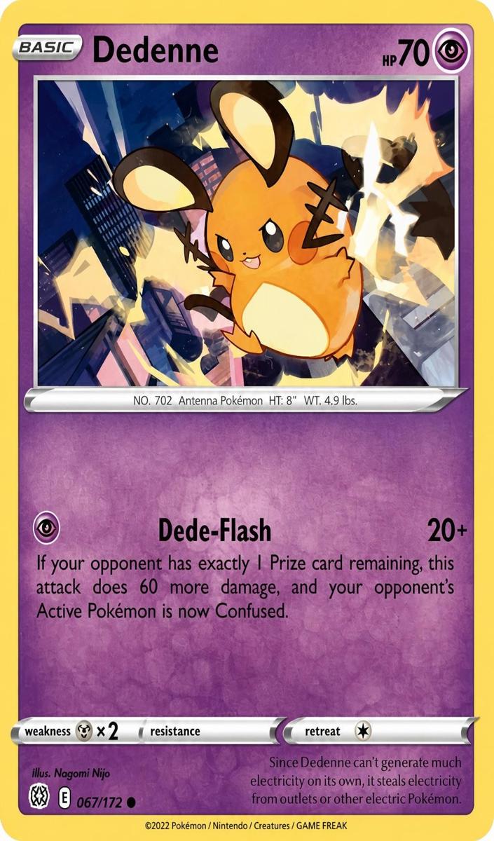 Dedenne 2022 Pokemon Brilliant Stars