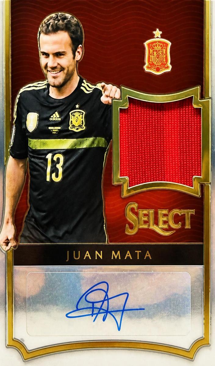 2015 Panini Select Juan Mata #21 card