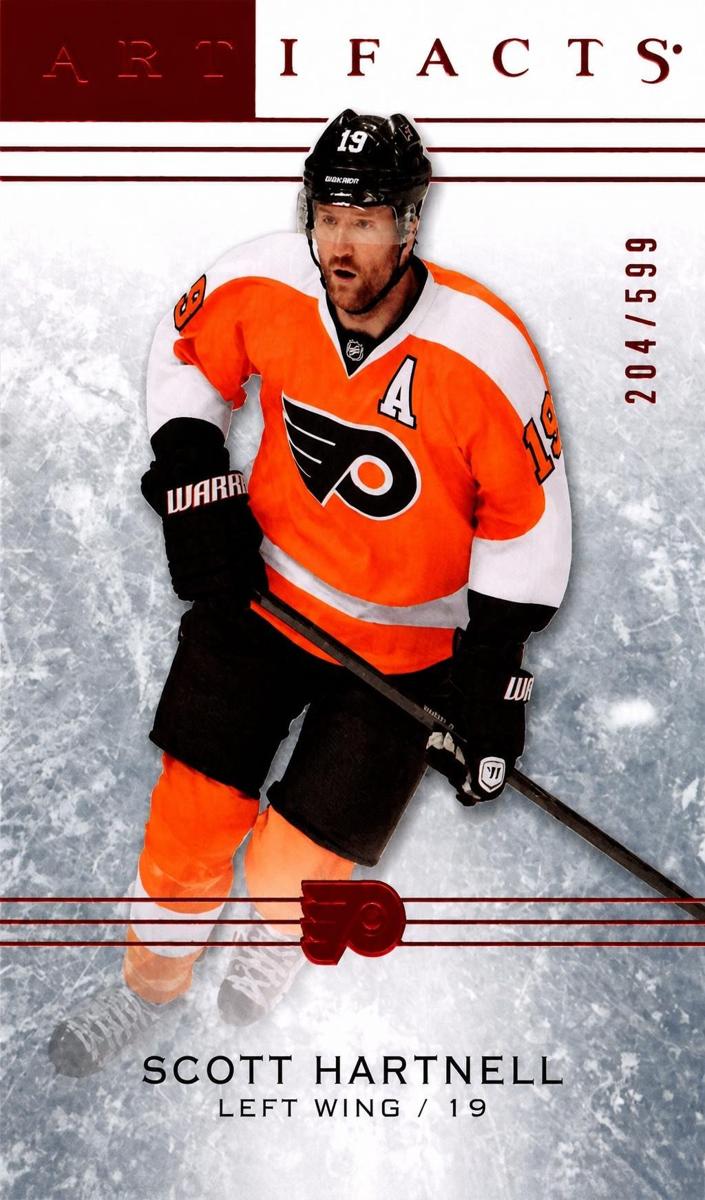 2014 Upper Deck Artifacts Scott Hartnell #84 card