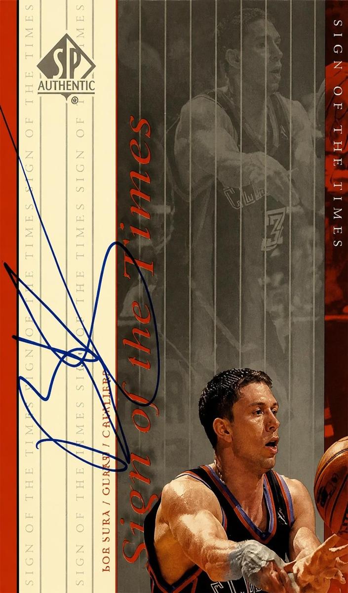 1999 SP Authentic Bob Sura #SU card