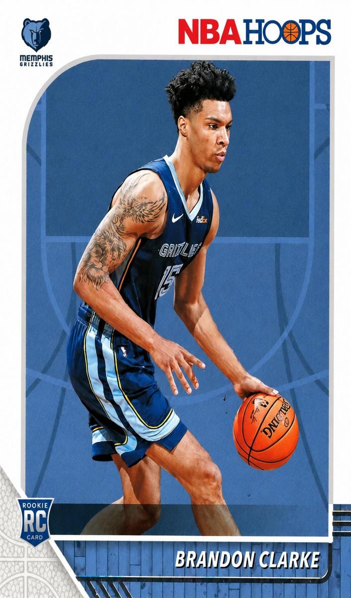 2019 Panini Hoops Brandon Clarke #217 card