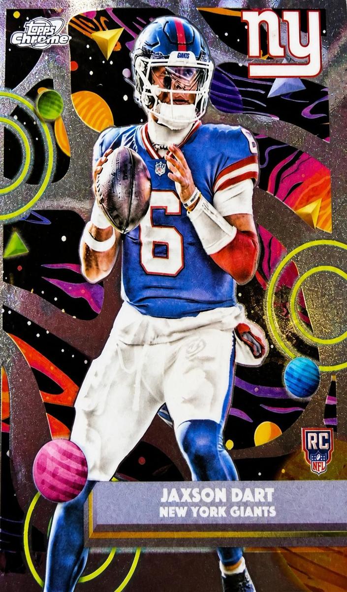 Jaxson Dart 2025 Cosmic Chrome card