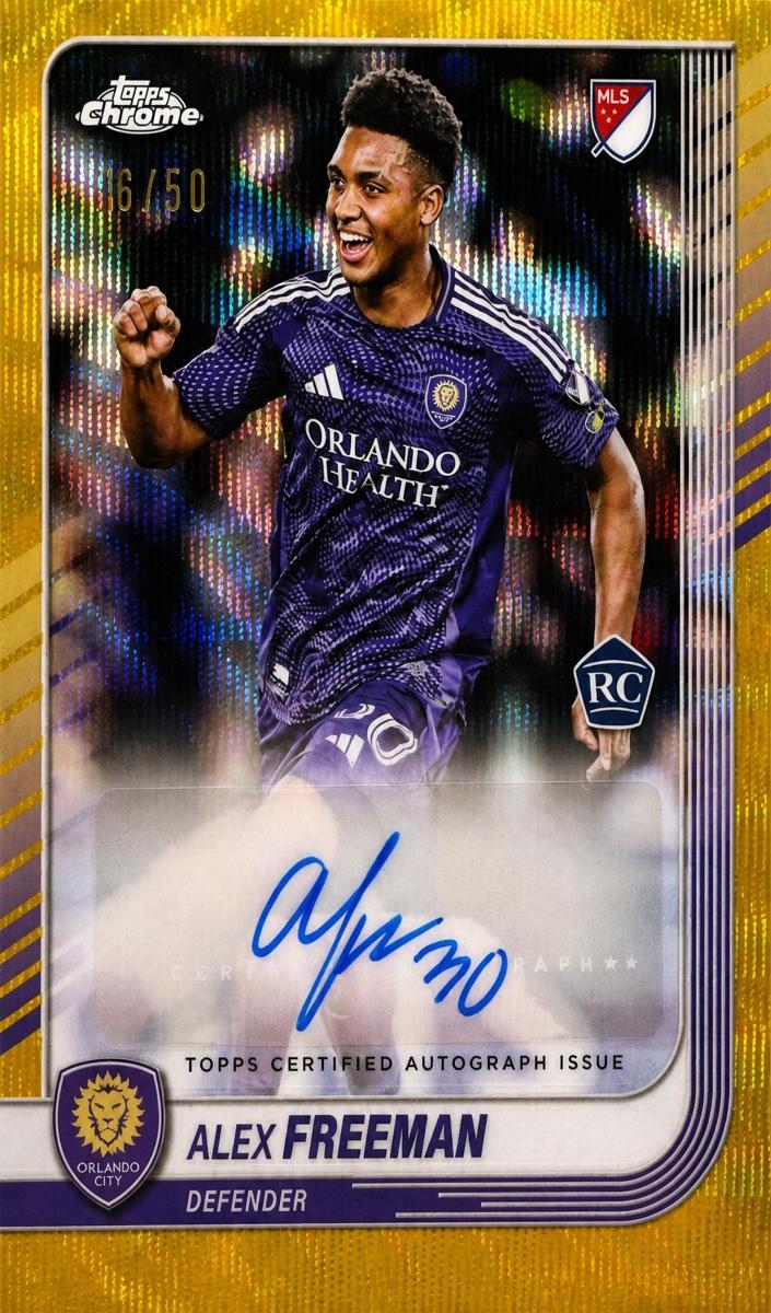 2025 Alex Freeman [Gold Wave Refractor] #CA-FN
