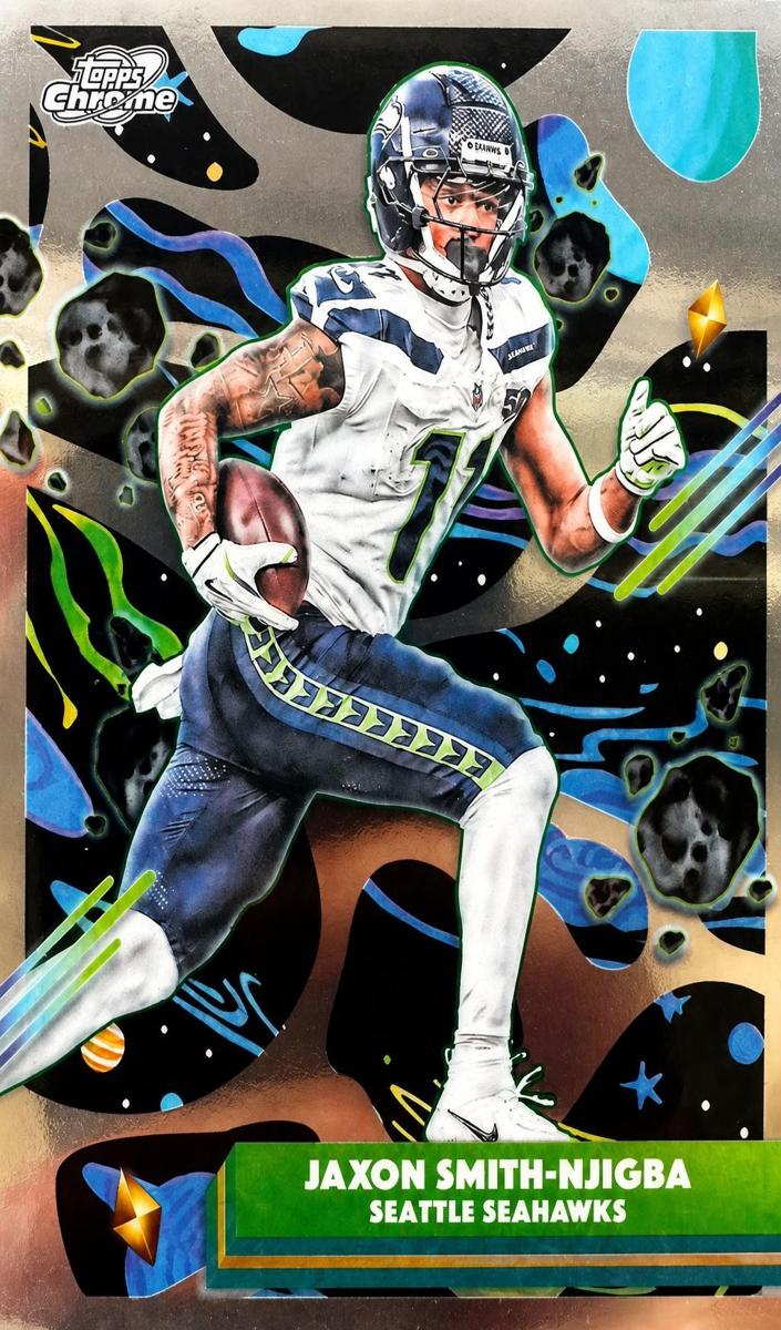 Jaxon Smith-Njigba 2025 Cosmic Chrome card