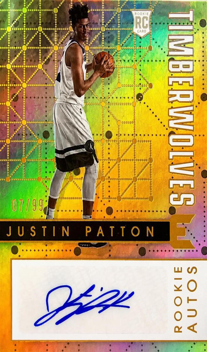 2017 Panini Essentials Justin Patton #214 card