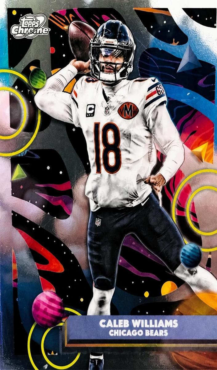 Caleb Williams 2025 Cosmic Chrome card