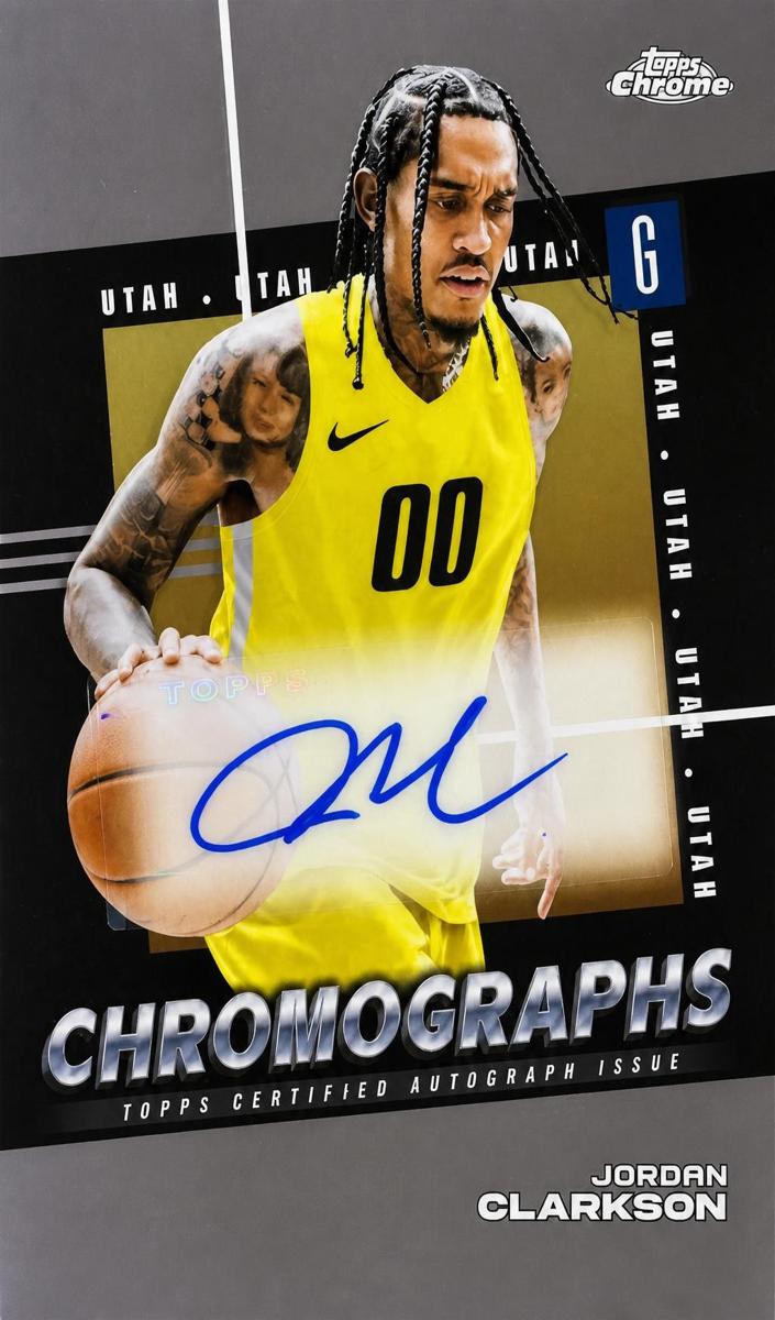2024 Topps Chrome Jordan Clarkson #C-JC card