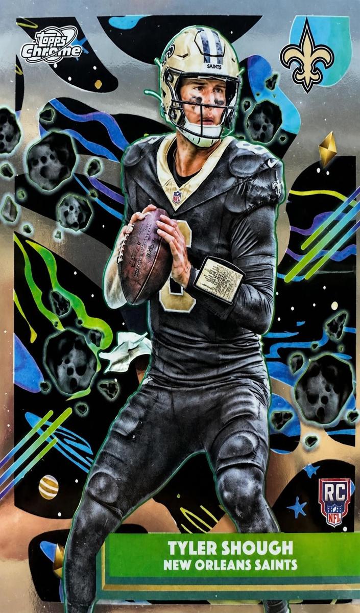 Tyler Shough 2025 Cosmic Chrome card