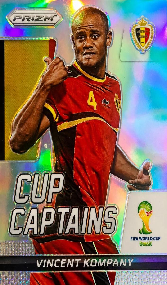 2014 Panini Prizm World Cup Vincent Kompany [Silver] #30 card