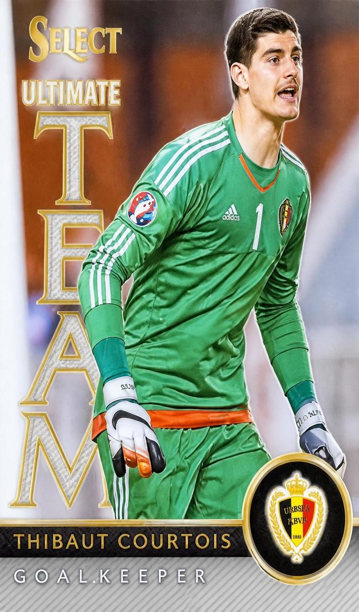 2015 Panini Select Thibaut Courtois #2 card