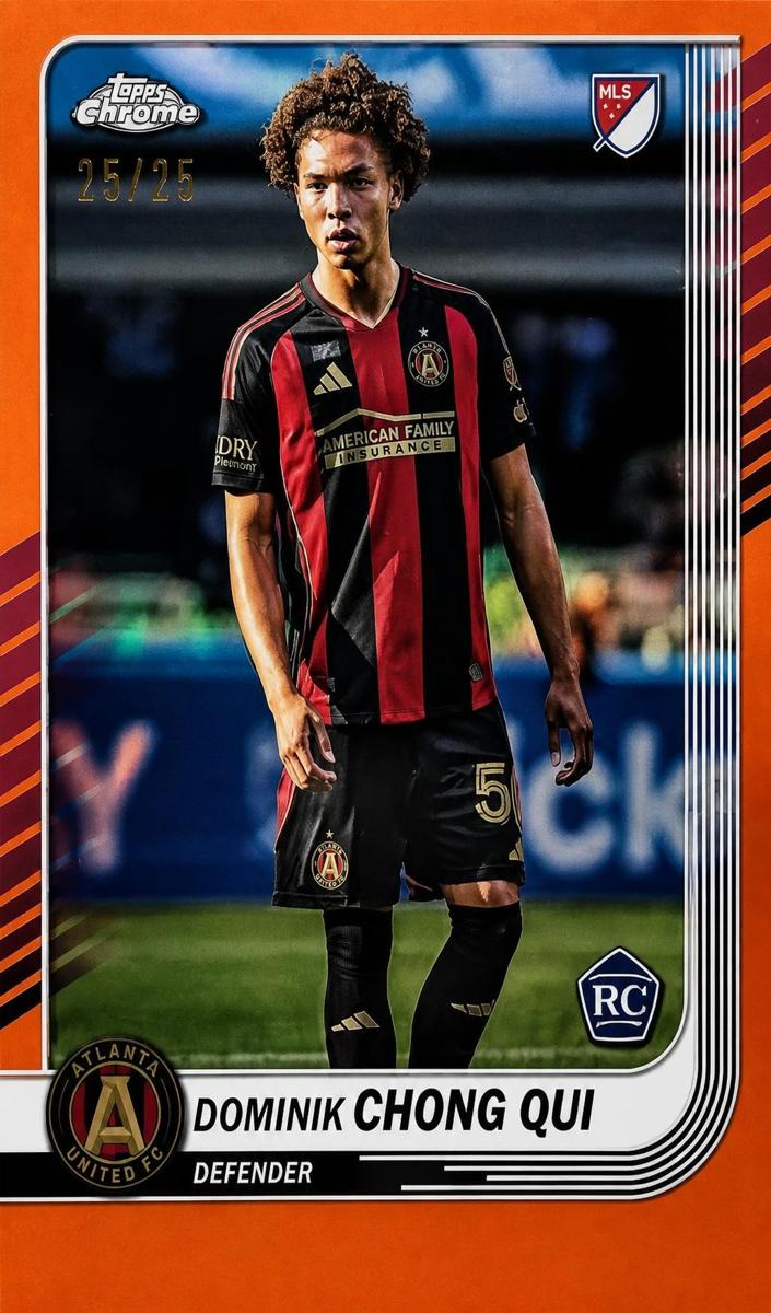 Dominik Chong Qui 2025 Chrome MLS Soccer card