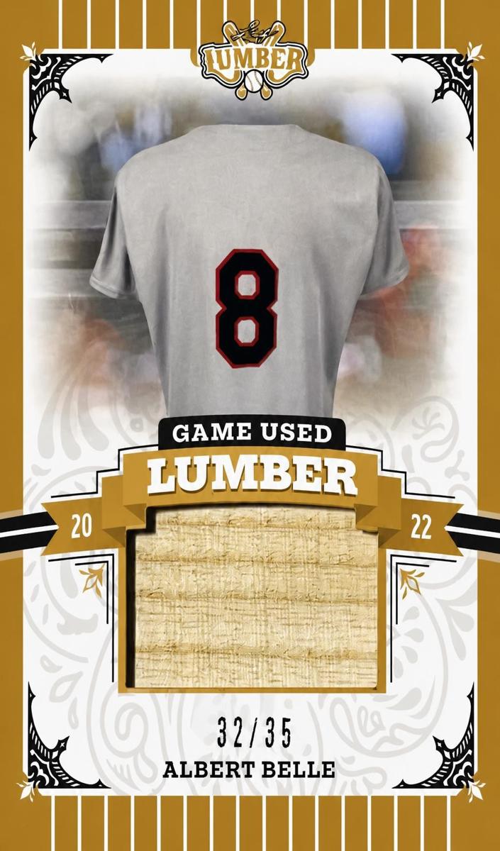 2022 Leaf Lumber Albert Belle #GUL-03 card